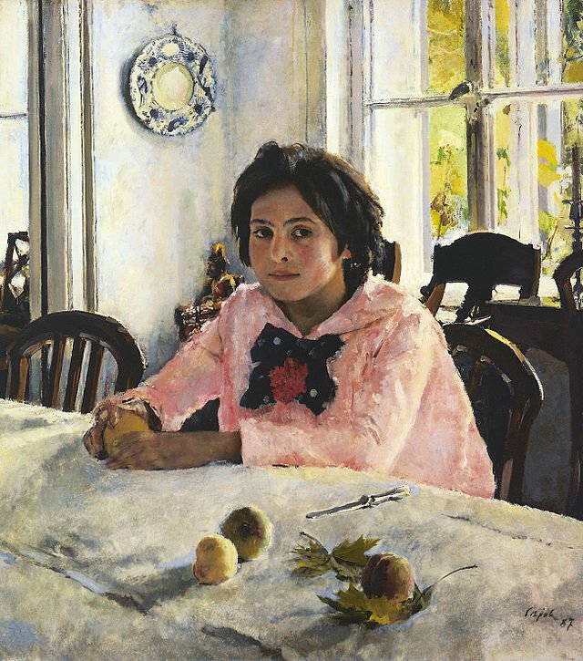 В. Серов «Девочка с персиками»