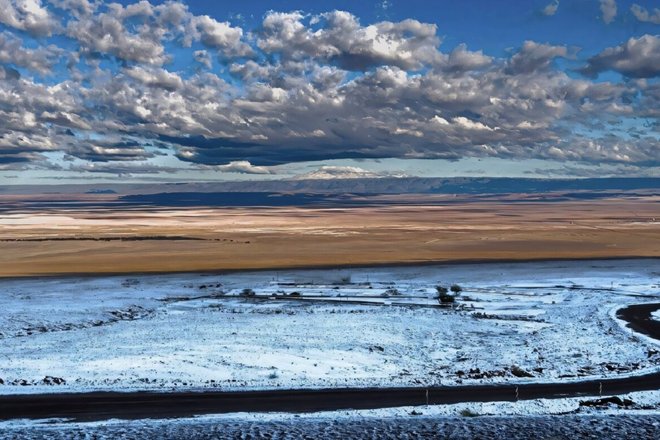 снег в пустыне Атакама снег в пустыне Атакама