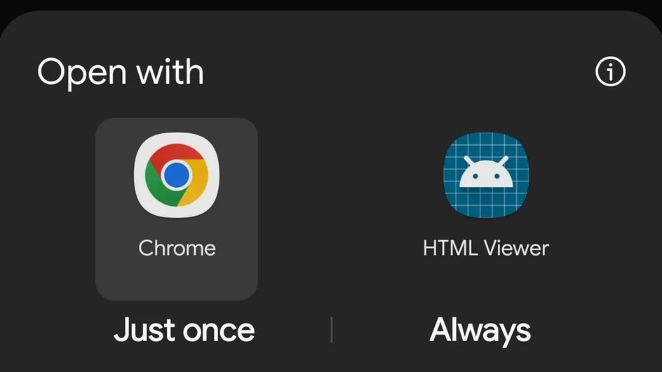 Иконки Google Chrome и HTML Viewer