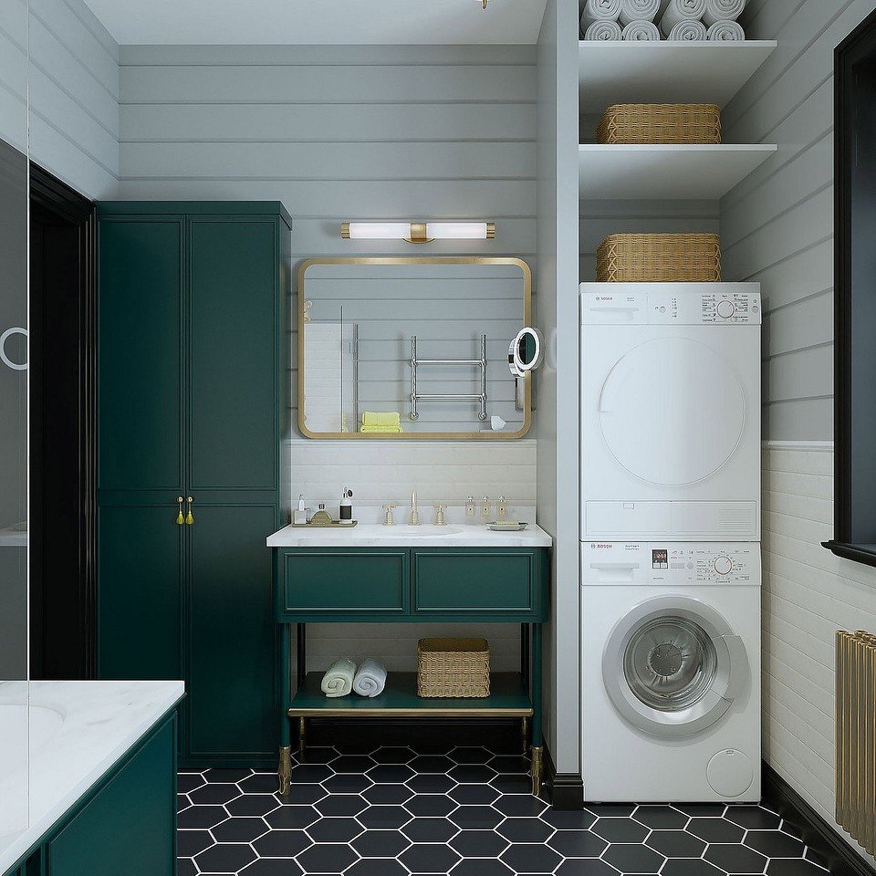 Ванная комната в частном доме: важные аспекты, идеи дизайна и 60 фотопримеров