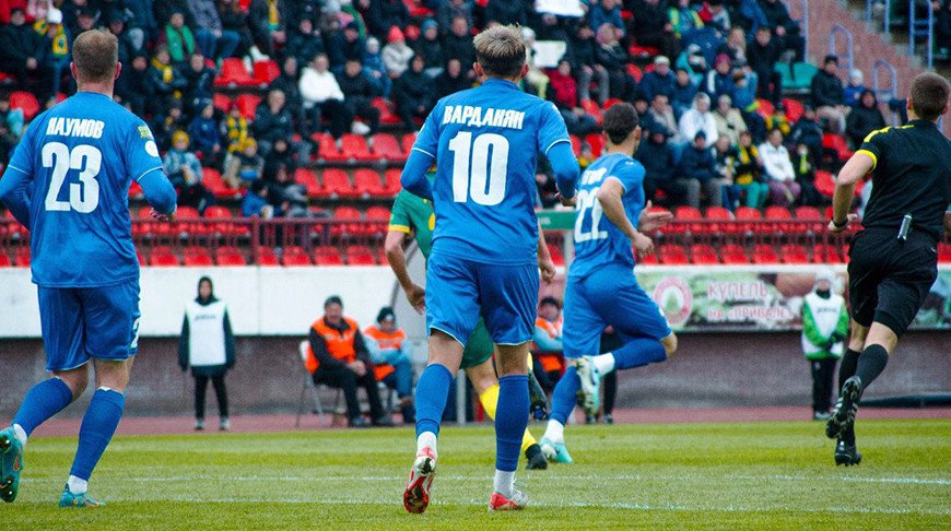 Футболисты «Витебска» выиграли третий матч подряд в чемпионате Беларуси