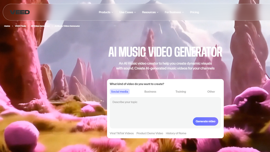 Интерфейс Veed.io Интерфейс Veed.io