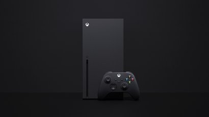 Xbox Series X выполнена в виде высокой башни, но ее можно положить на бок