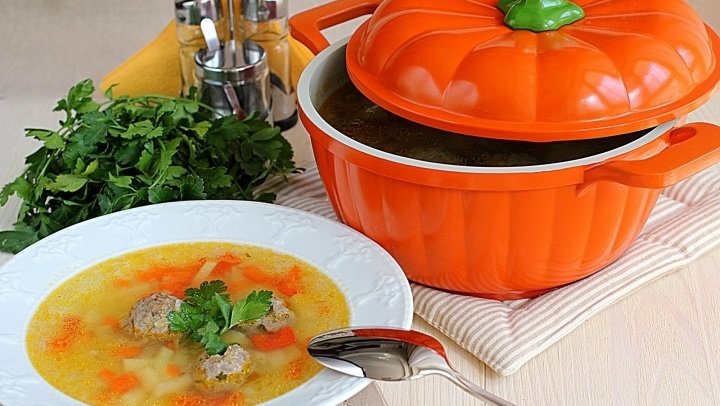 Суп с фрикадельками — рецепты с фото и видео на pizzastr.ru