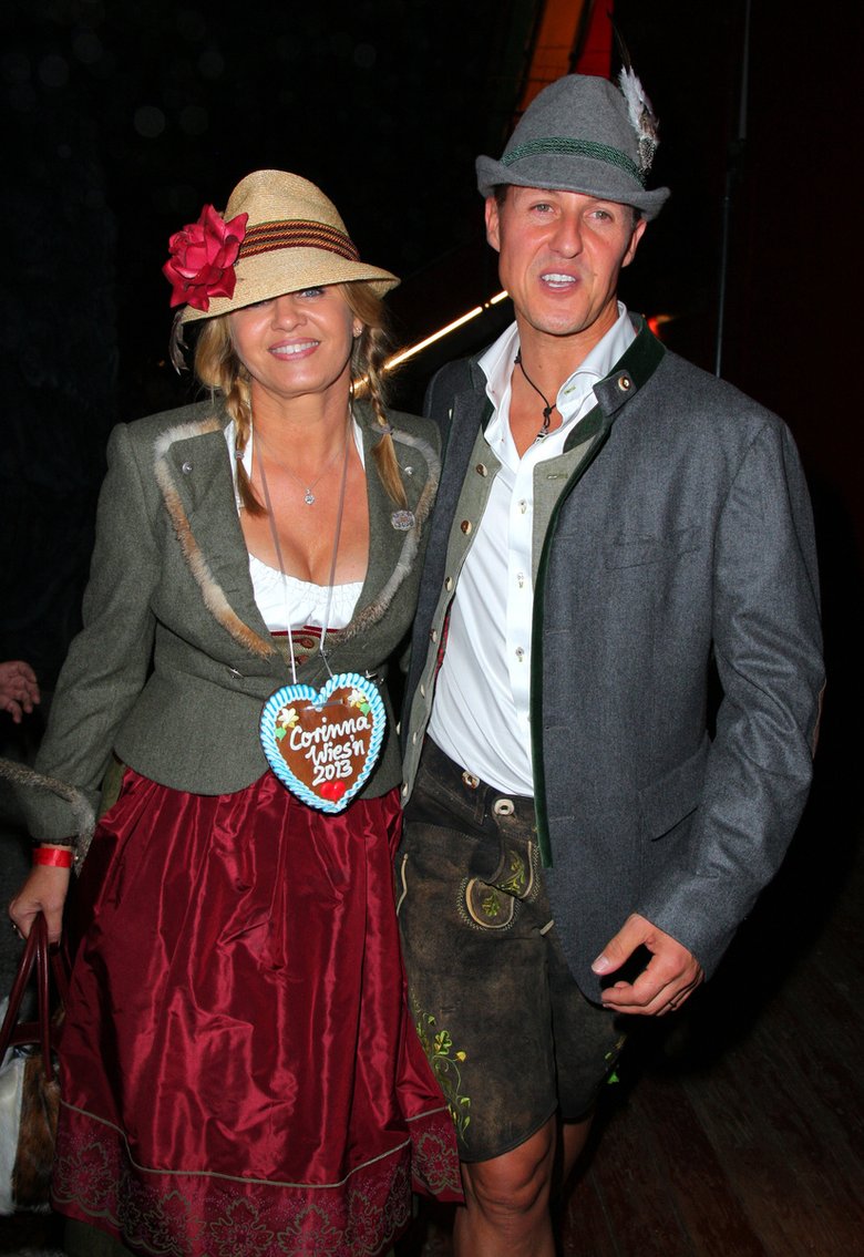 Такими счастливыми Михаэль Шумахер и его жена Коринна выглядели в прошлом году на фестивале Октоберфест