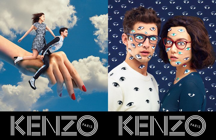 Глядя на имиджи новой кампании Kenzo, можно подумать, что она — дело рук настоящих сюрреалистов или известного режиссера-экспериментатора Мишеля Гондри