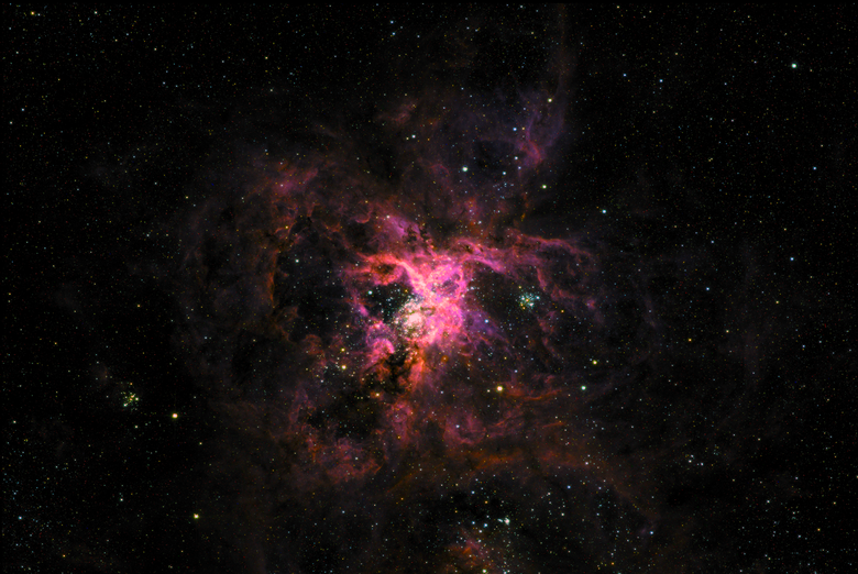Туманность «Тарантул» с телескопа SuperBIT. Источник: NASA