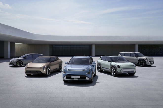 Kia EV6, Kia EV9, Kia EV5, Kia Concept EV3, Kia Concept EV4