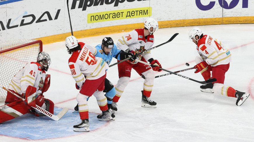Хоккеисты минского «Динамо» проиграли «Куньлуню» на финише домашней серии
