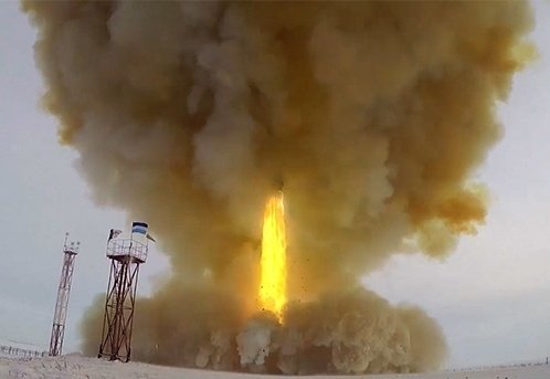 Пуск ракеты комплекса «Авангард» из позиционного района Домбаровский / Wikimedia, Mil.ru, CC BY 4.0