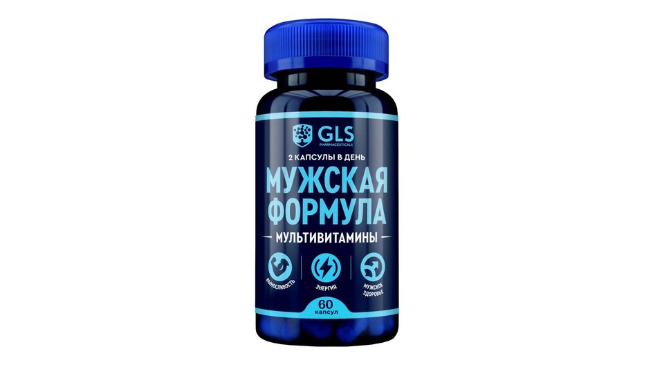 Витамины для мужчин GLS Мужская формула Витамины для мужчин GLS Мужская формула
