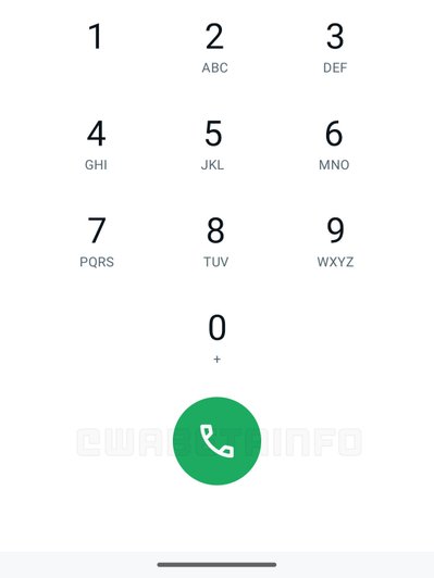 Встроенная «звонилка» в WhatsApp, похожая на интерфейс телефона. Источник: WaBetaInfo