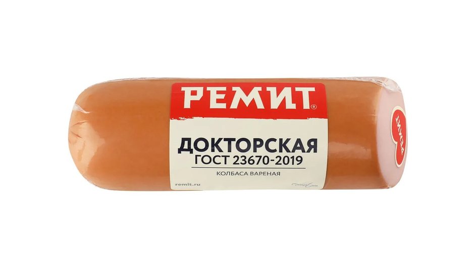 Докторская колбаса фирмы Ремит