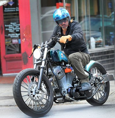 Brad Pitt Motorcycle Delonghi