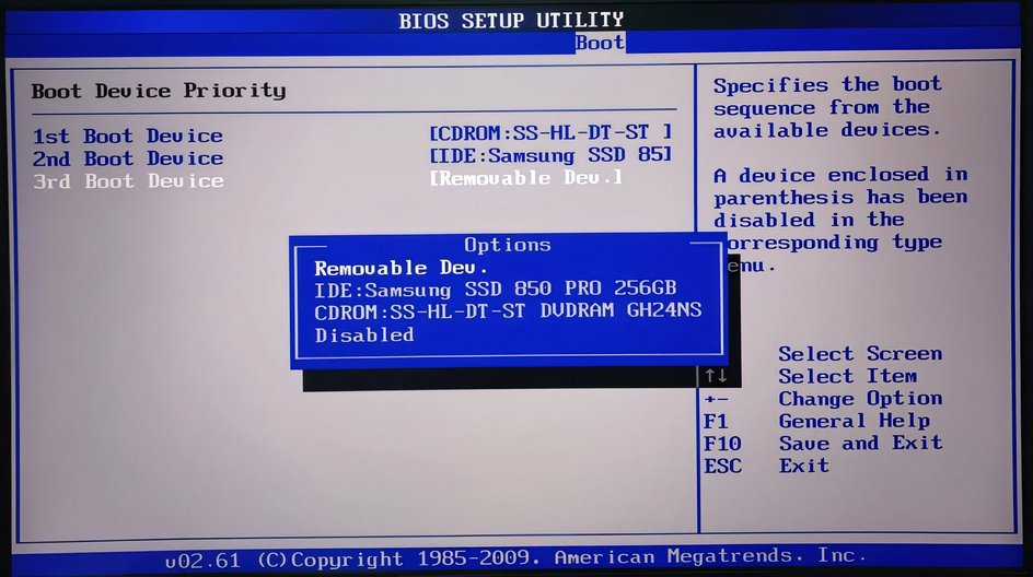 Параметры BIOS Параметры BIOS