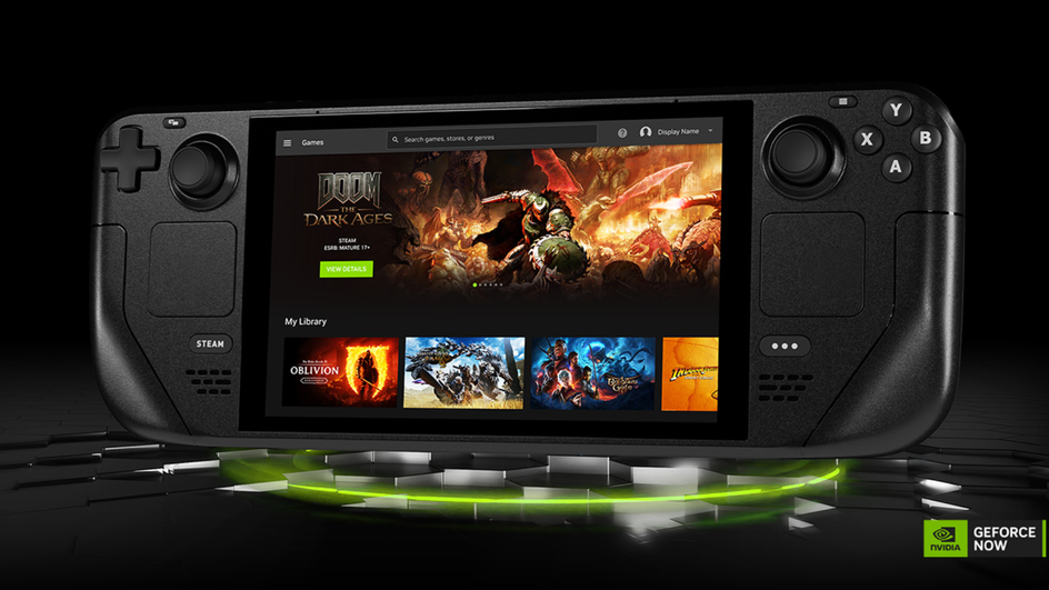 Сервис GeForce NOW на Steam Deck Сервис GeForce NOW на Steam Deck