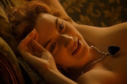 Кейт Уинслет, кадр из фильма Титаник