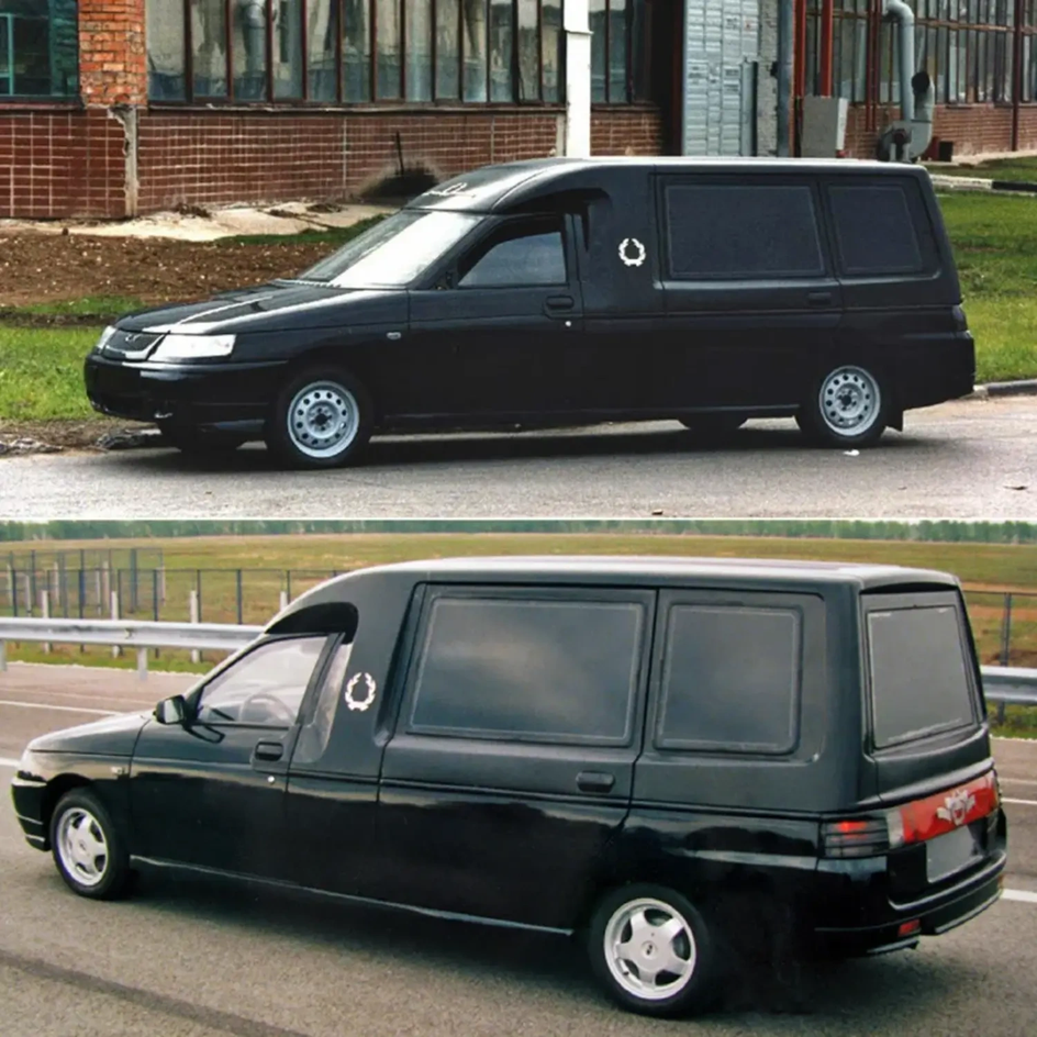 Говорят, похоронные службы Тольятти на презентации весьма одобрительно отзывались о катафалке ВАЗ-21119. Но даже в мелкосерийное производство мрачный автомобиль так и не пошёл