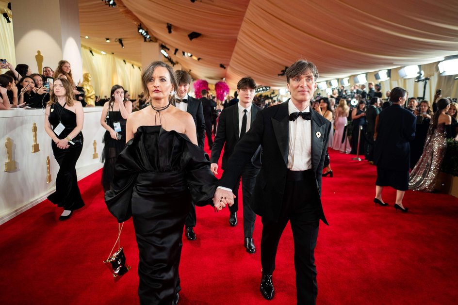 Ивонн МакГиннесс и Киллиан Мерфи на «Оскаре»
