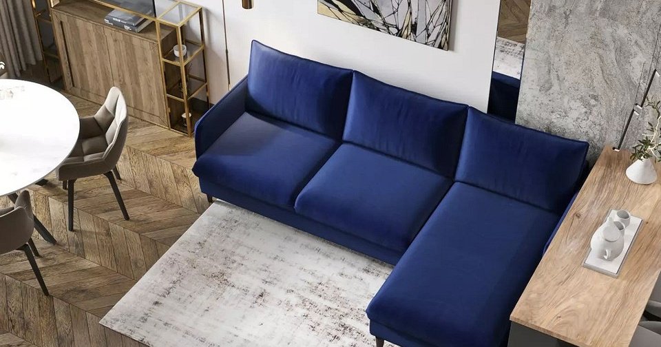 Синий диван в интерьере: советы по выбору и лучшие варианты сочетаний + 105 фото