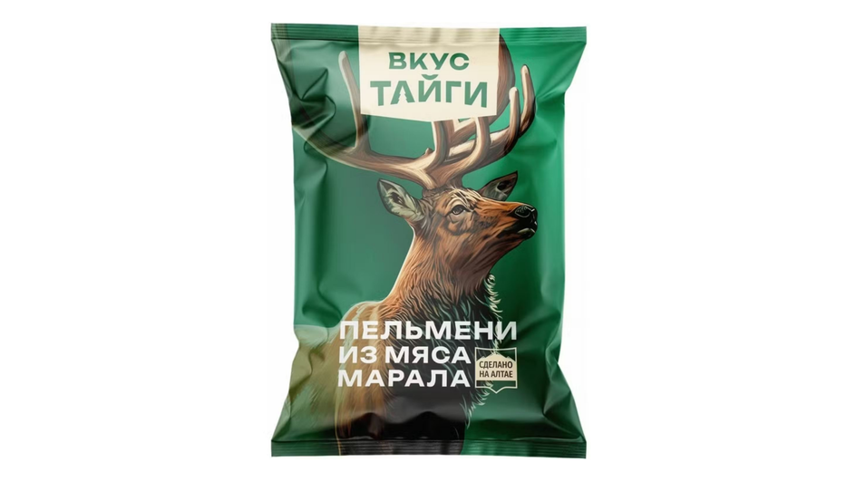 Пельмени фирмы Меленка-ОСТ серия Вкус Тайги из мяса марала Пельмени фирмы Меленка-ОСТ серия Вкус Тайги из мяса марала