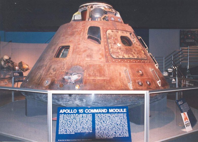 Командный модуль миссии «Аполлон-15». Фото: National Air and Space Museum — Smithsonian Institution