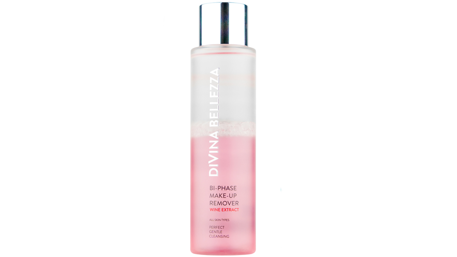 Двухфазное средство для снятия макияжа фирмы DiVina Bellezza серии Bi-Phase Make-Up Remover Wine Extract Двухфазное средство для снятия макияжа фирмы DiVina Bellezza серии Bi-Phase Make-Up Remover Wine Extract