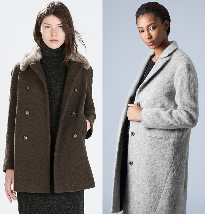 Среди популярных вариантов пальто: «пушистые» модели и модели с мехом (искусственным и натуральным)...