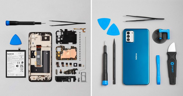 Смартфон создан в партнерстве с iFixit. Фото: gsmarena.com