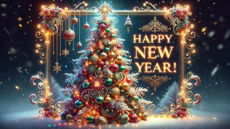 Новогодние елки открытки с новым годом