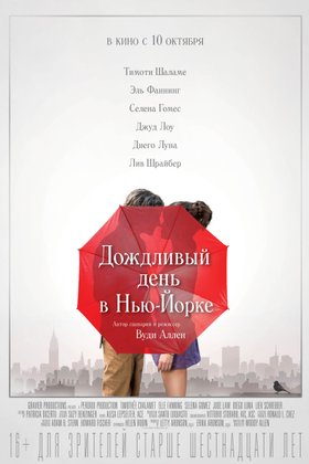 Дождливый день в Нью-Йорке: постер