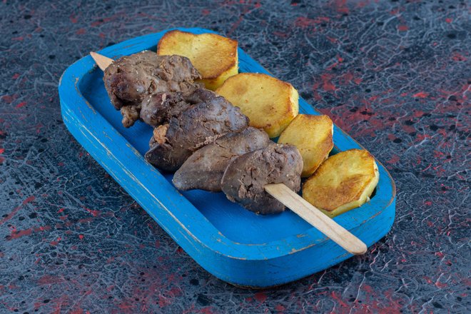 Шашлык из печени Шашлык из печени