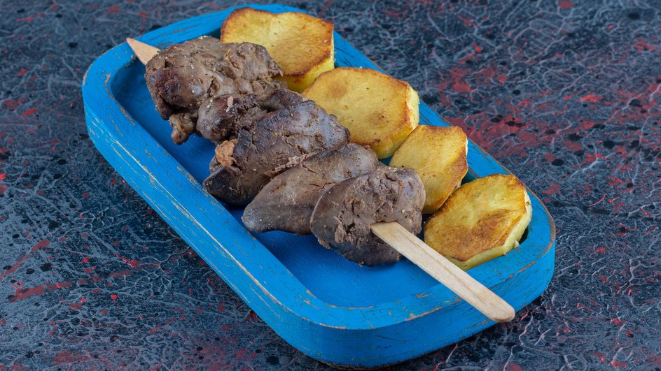 Шашлык из печени Шашлык из печени