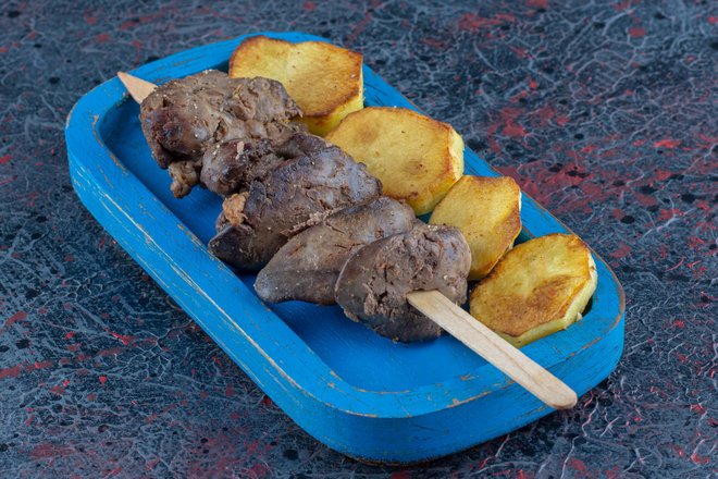 Шашлык из печени Шашлык из печени