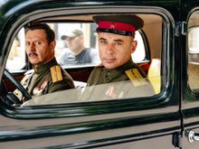 Игорь Петренко и Владислав Котлярский на съемках сериала «СМЕРШ. 1944»