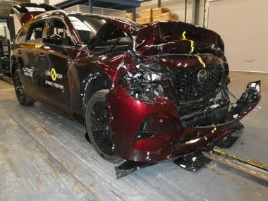 Краш-тест Mazda CX-80 EuroNCAP Краш-тест Mazda CX-80 EuroNCAP