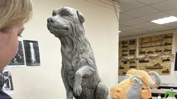 Памятник бездомным животным создали в Гусь-Хрустальном