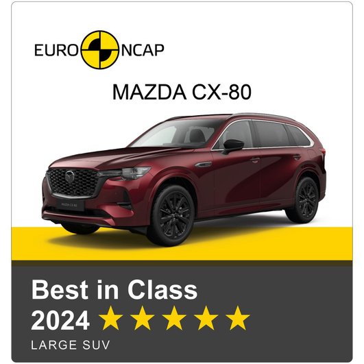 Краш-тест Mazda CX-80 EuroNCAP Краш-тест Mazda CX-80 EuroNCAP