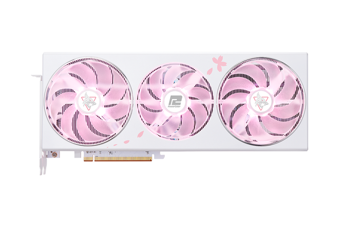 PowerColor RX 7800 XT Hellhound Sakura Edition