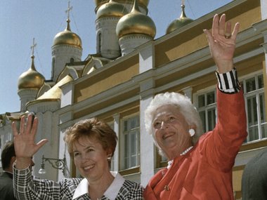 Раиса Горбачева и Барбара Буш Раиса Горбачева и Барбара Буш