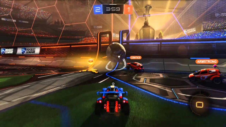 Скриншот геймплея Rocket League Скриншот геймплея Rocket League