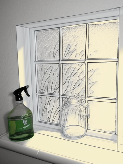 Оформить окно между ванной и кухней