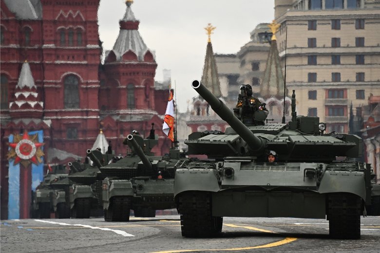 Танки Т-72Б3М на Параде Победы 2021. © РИА Новости