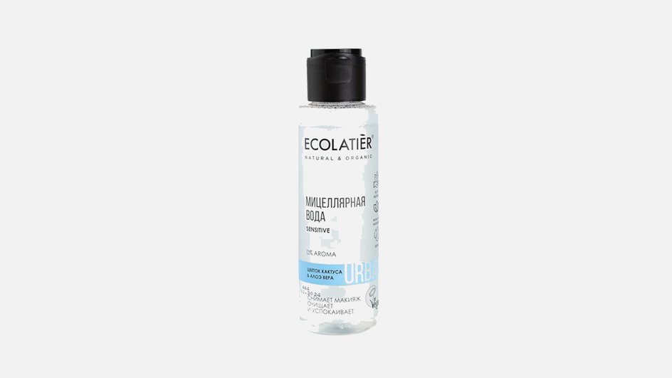 Мицеллярная вода ECOLATIER Цветок кактуса & алоэ вера Мицеллярная вода ECOLATIER Цветок кактуса & алоэ вера