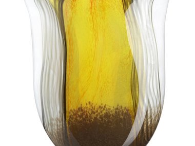 Slide image for gallery: 4320 | Комментарий «Леди Mail.Ru»: в осеннюю пору стеклянные вазы лучше выбирать не прозрачные, а тонированные или с цветными «вставками» сезонной палитры