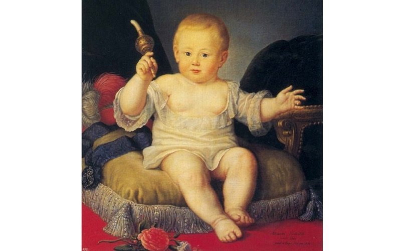 Ж.-Л. Вуаль. Портрет великого князя Александра Павловича в детстве. 1778 г.