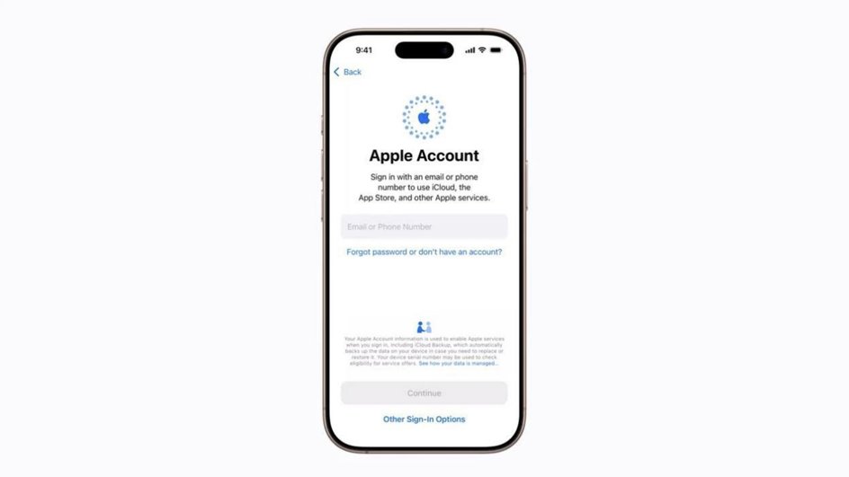 Apple Account. Источник: Apple