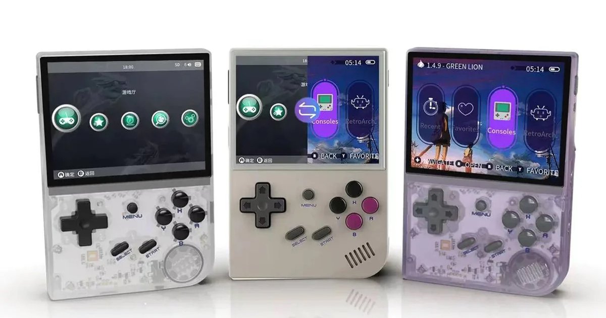 Anbernic готовит компактную портативную консоль в стиле Nintendo Game Boy