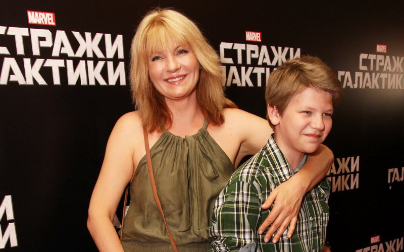 Анна Ардова с сыном