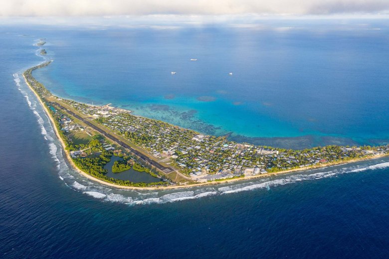 Изображение одного из островов Тувалу. Фото: neoteo.com